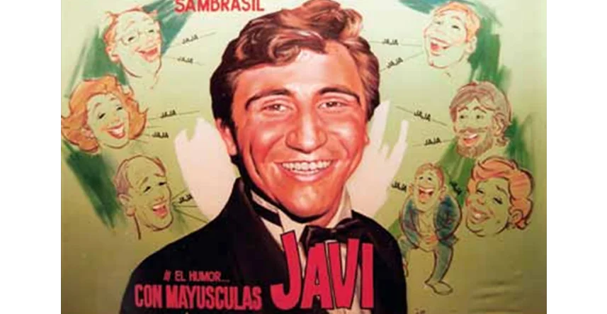 Cartel de la obra "El Humor Con Mayúsculas Javi"
