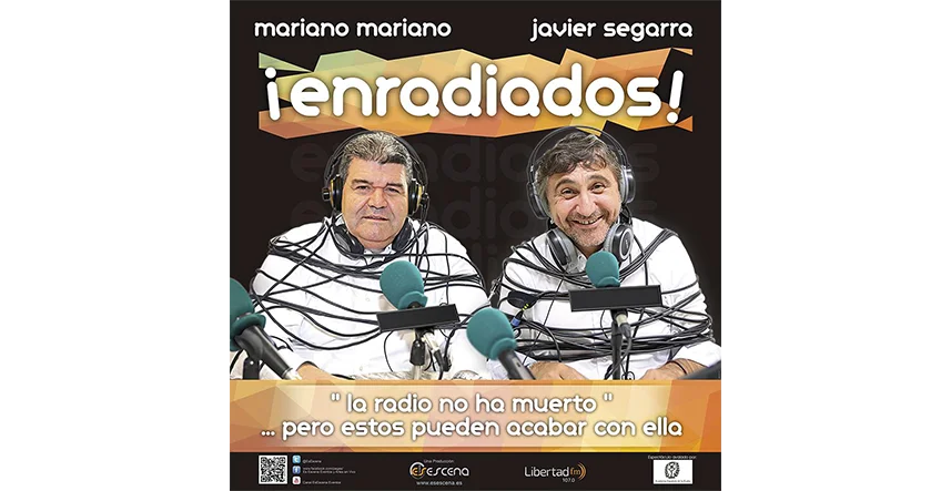 Cartel de la obra "Enradiados"