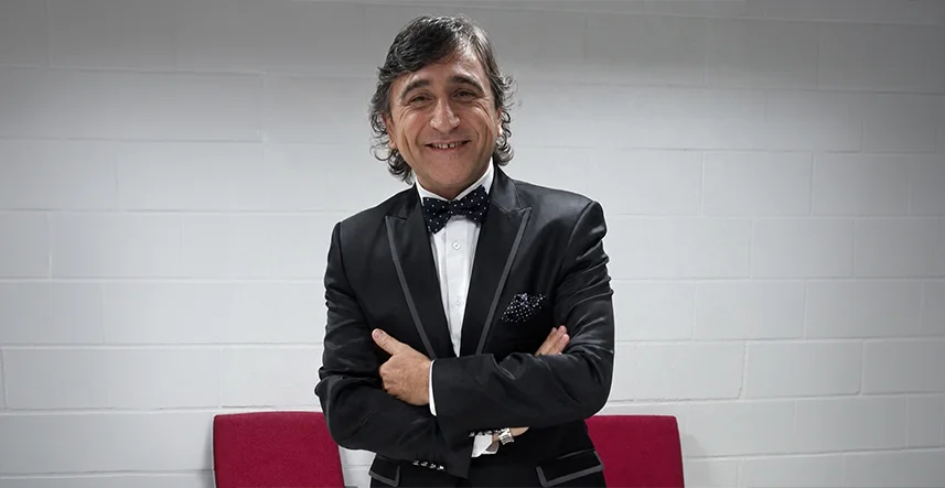 Javier Segarra en la Gala de Nochebuena de Aragón TV
