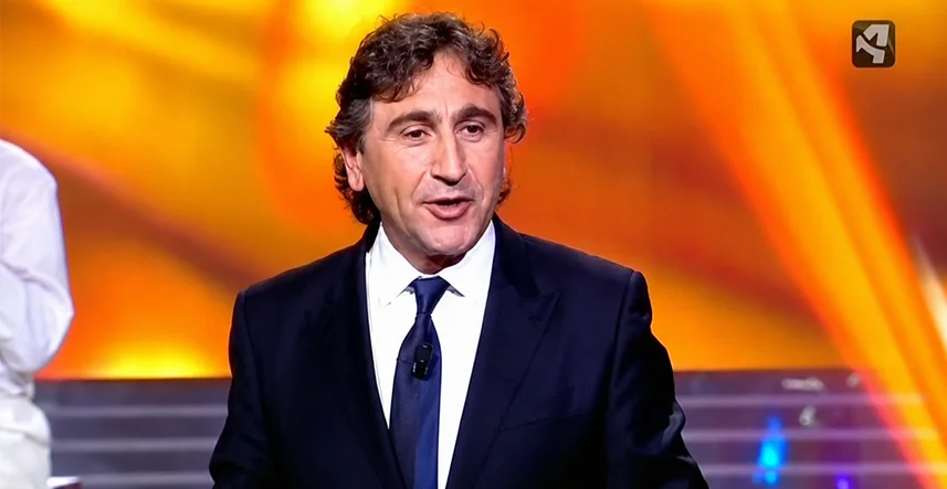 Javier Segarra en la Gala de Nochevieja de Aragón TV