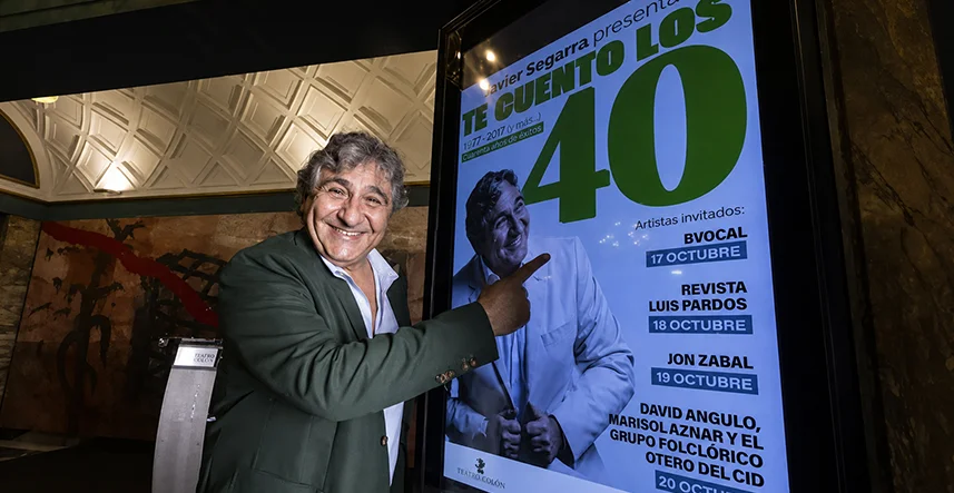 Cartel de la obra "Te cuento los 40"